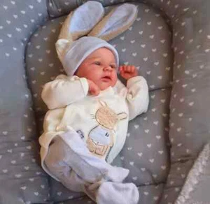 19" Newborn Baby Finished Reborn Doll Elijah Lifelike 3D Skin Visible Veins U7W8 - Picture 1 of 5