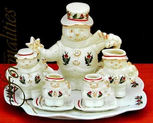 BAum Brothers formalities Ivory & Gold Snowman Collection - Picture 1 of 1