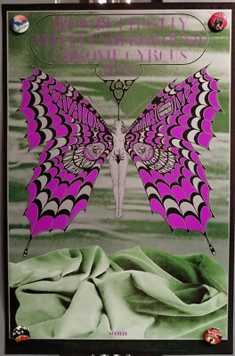 Póster Iron Butterfly Velvet Underground FD122 Avalon Ballroom 1968 Foto 1 de 4