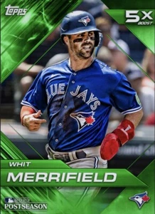 [DIGITAL] Topps Bunt - Whit Merrifield - Postseason Base 23 S1 -  Green - Picture 1 of 1