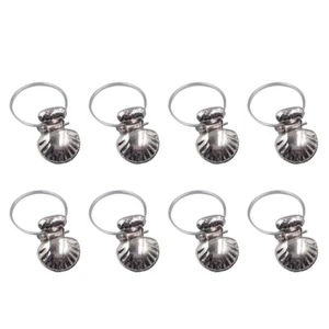 stainless steel curtain clamp steel clamps for curtain 8x Silber - Bild 1 von 12