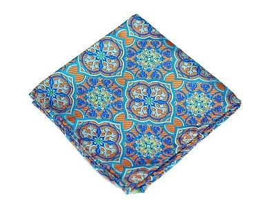 Lord R Colton Masterworks Pocket Square - Trujillo Orange Silk - $75 Retail New - Image 1 of 3