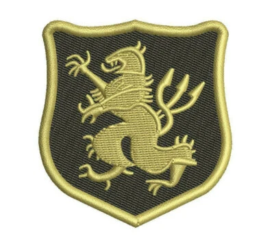 NSWDG Seal Team 6 DEVGRU 金狮中队海军海豹突击队刺绣 Polo 衫  — 第 1/4 张图片