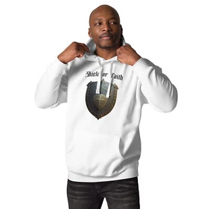 Shield of Faith Epheser 6:16 Bibelvers Unisex Hoodie Top - Bild 1 von 16