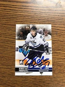 NHL IN THE GAME HOCKEY JORDAN CARON AUTOGRAPHED HOCKEY CARD  - Picture 1 of 1