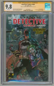 CGC SS 9.8 Detective Comics #1000 Batman \ FIRMADO Steve Epting y Amanda Conner - Imagen 1 de 1
