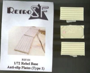 RetroKits Models 1/72 REBEL BASE ANTI-SLIP PLATES TYPE 1 (3) Star Wars - Picture 1 of 1