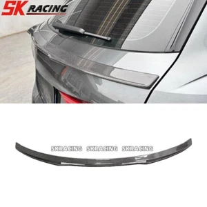 New For Audi Q3 2019-2024 Real Carbon Fiber Rear Trunk Spoiler Wing - Bild 1 von 8