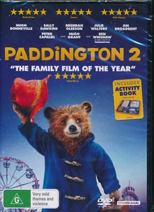 Paddington 2 DVD NEW Region 2 and 4 free activity book - Picture 1 of 1