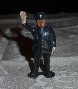 Vintage Barclay Cast Metal Policeman - Picture 1 of 5