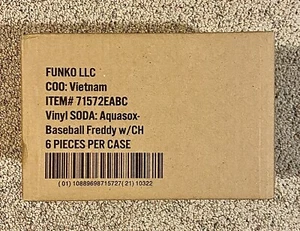 * Versiegelte 6er-Packung / Garantierte Jagd * Freddy Funko Soda 2023 Everett Aquasox - Bild 1 von 2