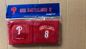 NEW Phillies SGA - Nick Castellanos Wristbands - Free S/H - Picture 1 of 1