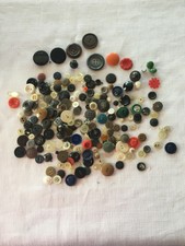 Pretty Mixed Lot Of Vintage Buttons For Knitting, Sewing, Crafts and  More