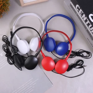 Headsets For Children Wired Computer Headphones With 3.5MM Plug Music HeadseJO - Picture 1 of 16