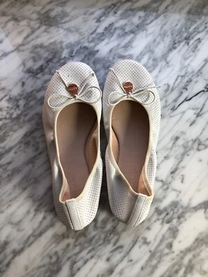 Белые балетки размер 4,5 Ruby & Bloom для девочек Bella размер 4,5 балетки - Изображение 1 из 4