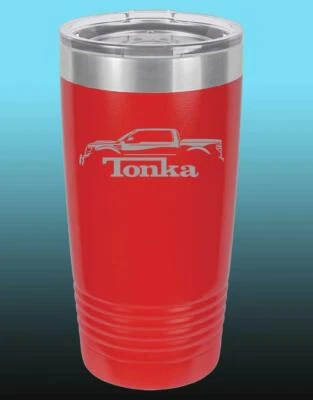 Caminhão picape Ford Tonka F150 20 oz/30 oz copo de aço inoxidável - Imagem 1 de 4