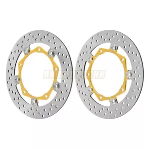 Front Brake Disc Rotors For Yamaha T-Max 560 Tech Max 2019-2022 2020 2021 Gold - Foto 1 di 7