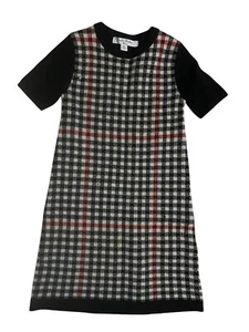 Brooks Brothers Fleece Merino Wool Plaid Dress Size XS ABCG24110005 - Picture 1 of 3