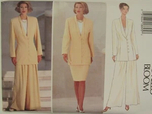 OOP BUTTERICK 3352 Misses Jacket Top Skirt & Pants PATTERN 6-8-10/12-14-16 UC - Picture 1 of 3