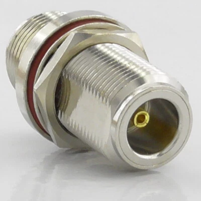 N Type Chassis Panel Mount Female Socket Jack Adaptor Bulkhead Joiner Coupler