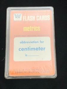 Whitman #4576 Flash Cards Metrics 45 Card Deck For Home & School - Picture 1 of 3