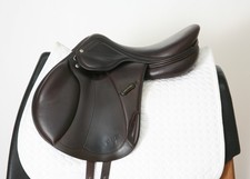 Used Amerigo Vega Monoflap Jump 17M Brown Saddle Inv: 5456
