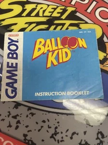 Balloon Kid Nintendo Game Boy Instruction Booklet Manual Only - Picture 1 of 3