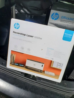 Brand New HP Neverstop 1000w Wireless All-In-One Printer  - Image 1 of 2