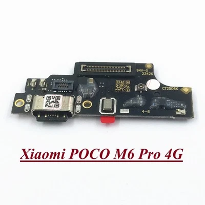 OEM Type-C DC Charging Port Mic Connector Jack Board For Xiaomi POCO M6 Pro 4G - Image 1 of 4