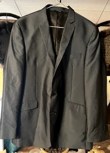 Structure Men's Size 44 Large Gray w/ Faint Pin Stripe Sport Coat/Suit Jacket - Picture 1 of 7