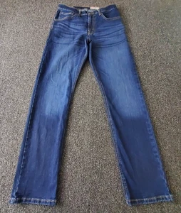 Wrangler Jeans Men's 30x32 Straight Leg Classic Fit Blue Denim Dark Wash - Picture 1 of 9