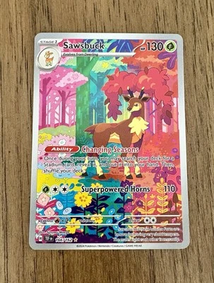 Sawsbuck 166/162 Sv05: Temporal Forces Holo NM Condition!  - Image 1 of 2