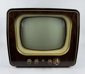 Röhrenfernseher Philips TX1720A-05 - dekoratives Tischgerät - Niederlande 1953 - Bild 1 von 22