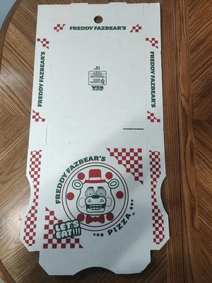 Freddy Fazbear’s Pizza Box FNAF 2 2025 AMC Exclusive Promotion Unused - Image 1 of 4