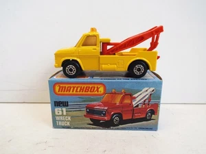 MATCHBOX LESNEY SUPERFAST NO61 WRECK TRUCK IN TOP BOXED CONDITION (M4) - Bild 1 von 5