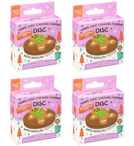 4 x heiße Schokoladenscheibe mit Malvenaufsatz ideales Weihnachtsgeschenk - Lebkuchenmann - Bild 1 von 7