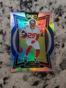 2024 Select Tyrone Tracy Jr. Concourse RC Silver Prizm Rookie #61 Giants - Imagen 1 de 2