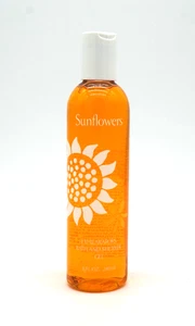VINTAGE Sunflowers for Women 8oz / 240mL Bath and Shower Gel NEW Original RARE - Picture 1 of 5