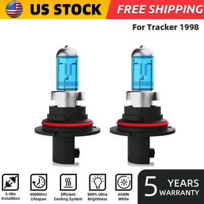 For Chevrolet Tracker 1998 9004/HB1 Halogen Headlight Bulbs Kit High/Low Beam - Image 1 of 4