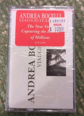 Andrea Bocelli "Viaggio Italiano" 1995 Cassette Tape Classical Vocal Sealed NEW - Image 1 of 4
