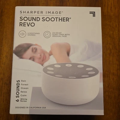 Sharper Image Sound Soother Revo - USB Cable, Sleep Machine (open box) - Image 1 of 4