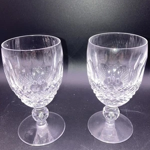 Waterford Crystal Colleen Sherry Glasses (set of 2) - Elegant 4 1/2” Tall - Picture 1 of 5