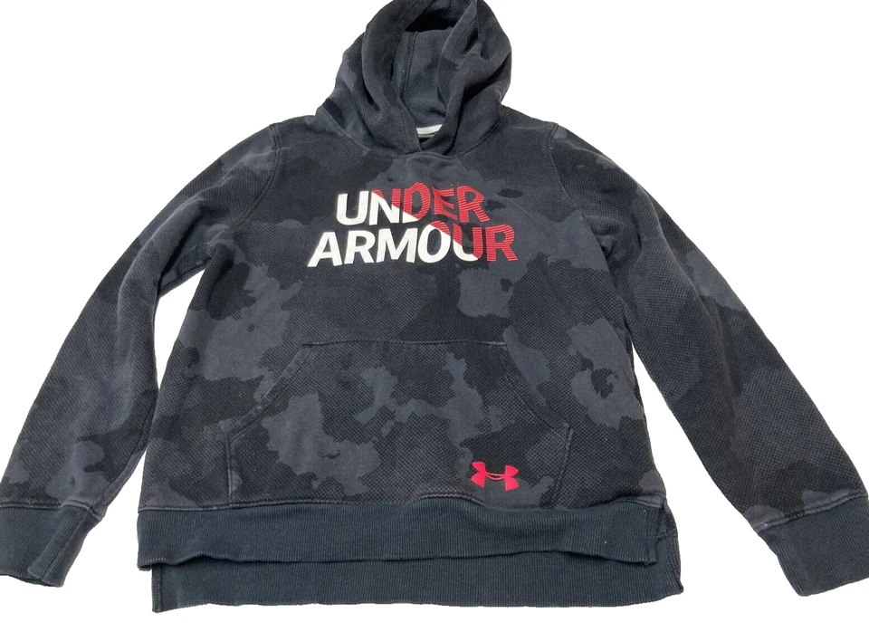 UNDER ARMOUR SUÉTER Gris Camuflaje con Capucha Unisex Talla Juvenil XL ¡GRAN REGALO! Foto 1 de 4