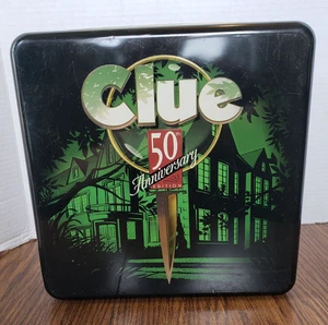 Clue 50th Anniversary Edition Board Game in Collector Tin Complete Set - Picture 1 of 13
