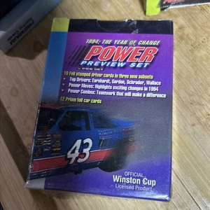 **Vintage** 1994 PRO SET POWER NASCAR PREVIEW FACTORY SEALED 31 TRADING CARDS - Bild 1 von 2