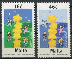 MALTA 2000 Europa 2v MNH** - Foto 1 di 1