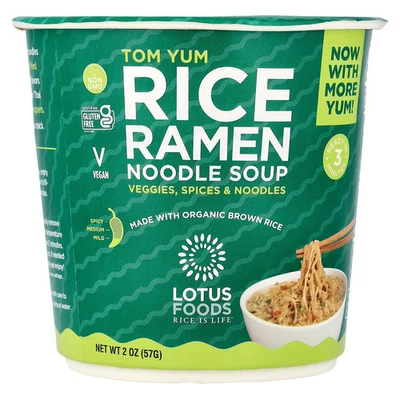 Tom Yum, sopa de fideos de arroz ramen, 2 oz (57 g) Foto 1 de 2