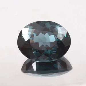 Blue Color Mozambique AAA 9.55 Ct Unheated Indicolite Tourmaline Loose Oval Gem - Picture 1 of 4