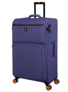 Maleta IT Equipaje Megalite Duo Tono 8 Ruedas Pequeña 80cm Expandible Negra - Imagen 1 de 12