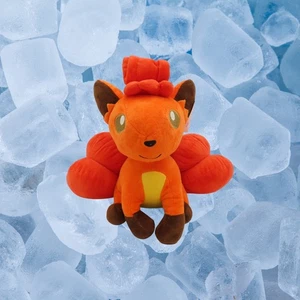 Neu mit Etikett Vulpix Pokémon Plüschtier ~ 11 Zoll Feuerfuchs sechs Schwänze Stofftier - Bild 1 von 9
